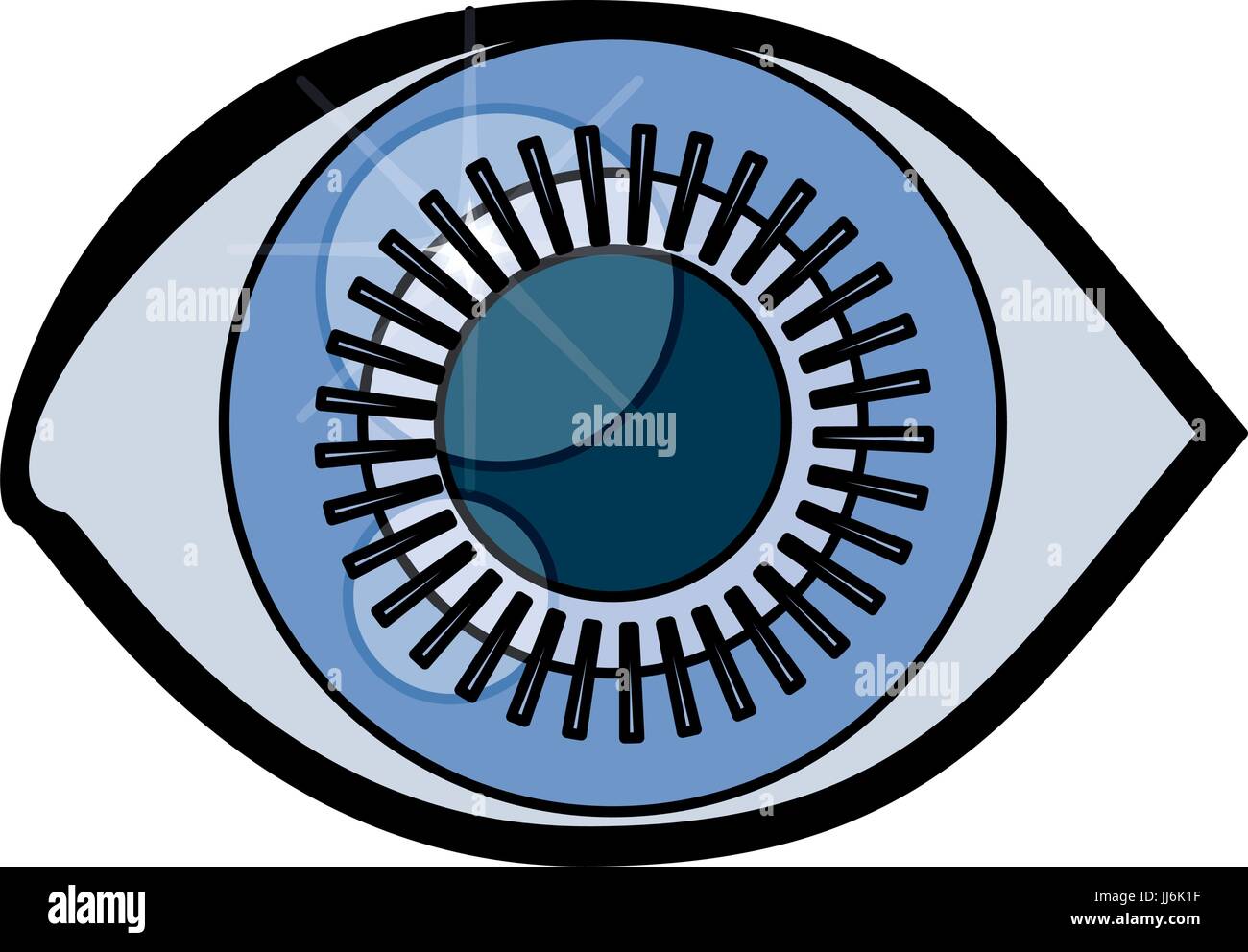 Surveillance eye symbol icon vector illustration graphic design Stock ...