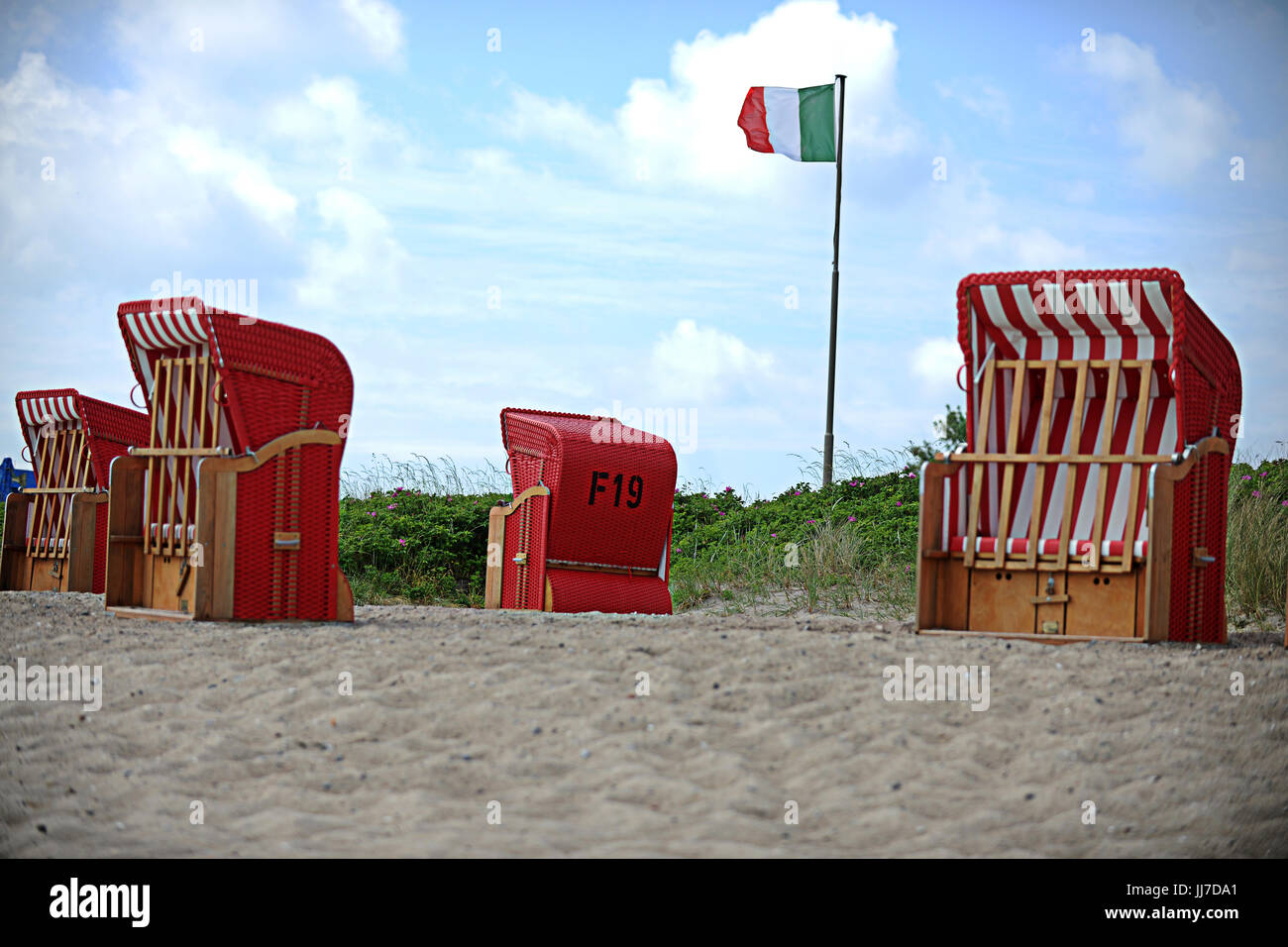 German beach chair hires stock photography and images Alamy