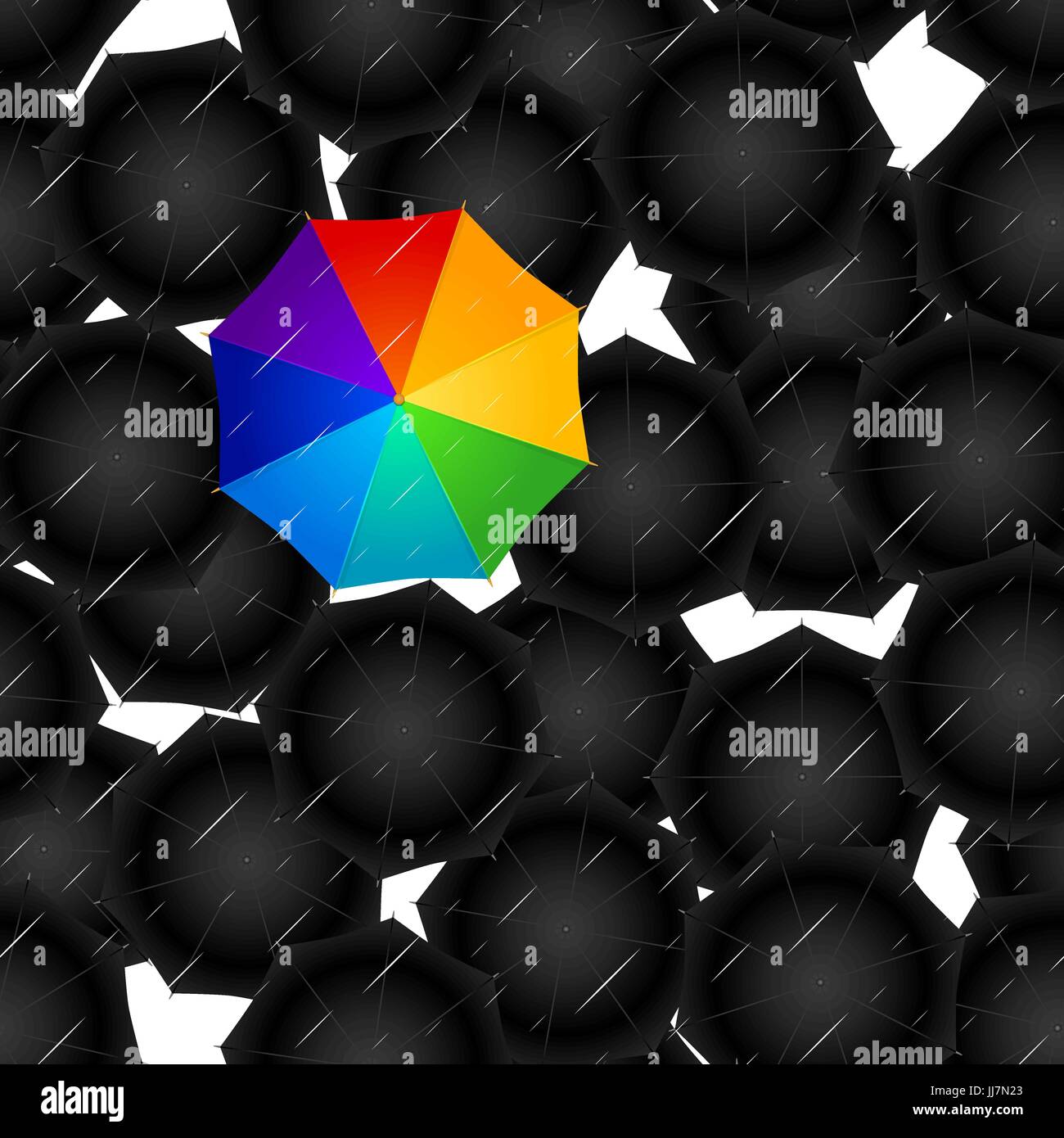 seamless of opened umbrellas Stock Vector Image & Art - Alamy