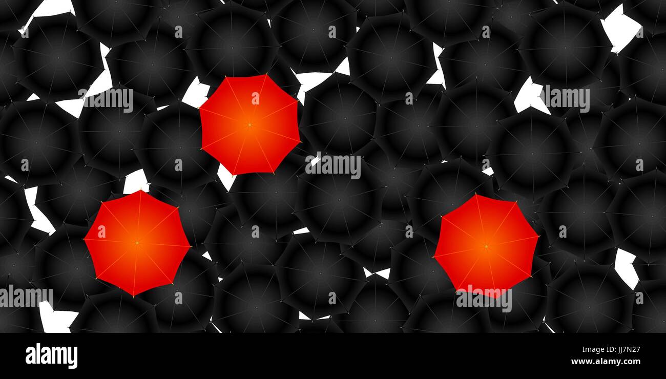 seamless of opened umbrellas Stock Vector Image & Art - Alamy