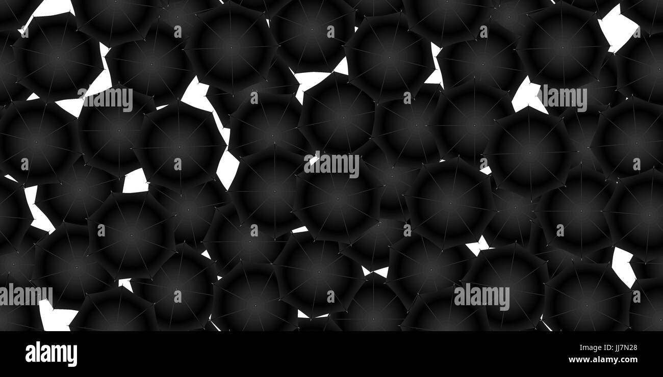 seamless of opened umbrellas Stock Vector Image & Art - Alamy