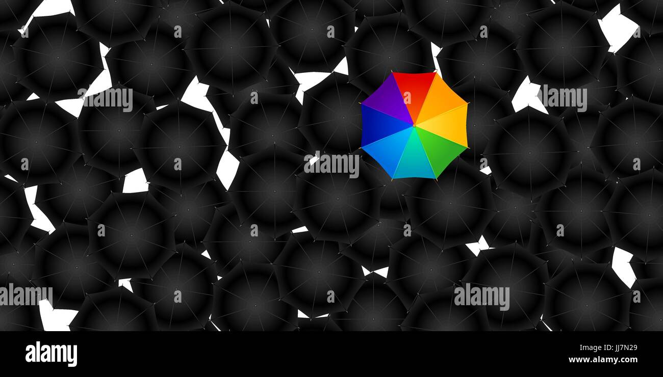 seamless of opened umbrellas Stock Vector Image & Art - Alamy