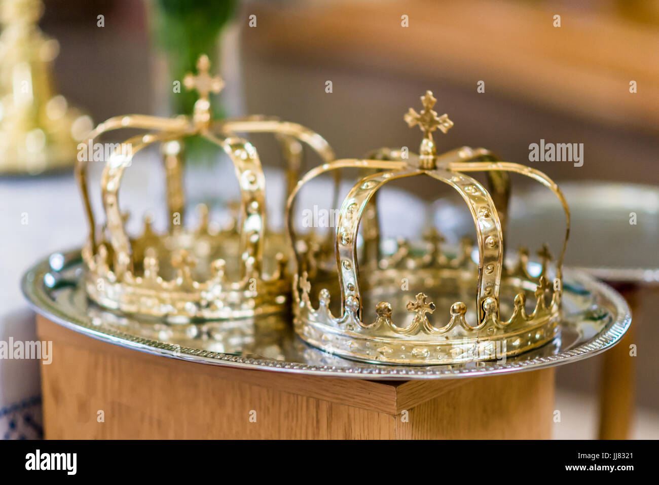 Orthodox Wedding Crowns High Resolution Stock Photography and Images