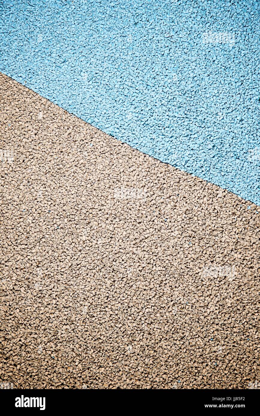 Rubber floor in a playground for children. Stock Photo