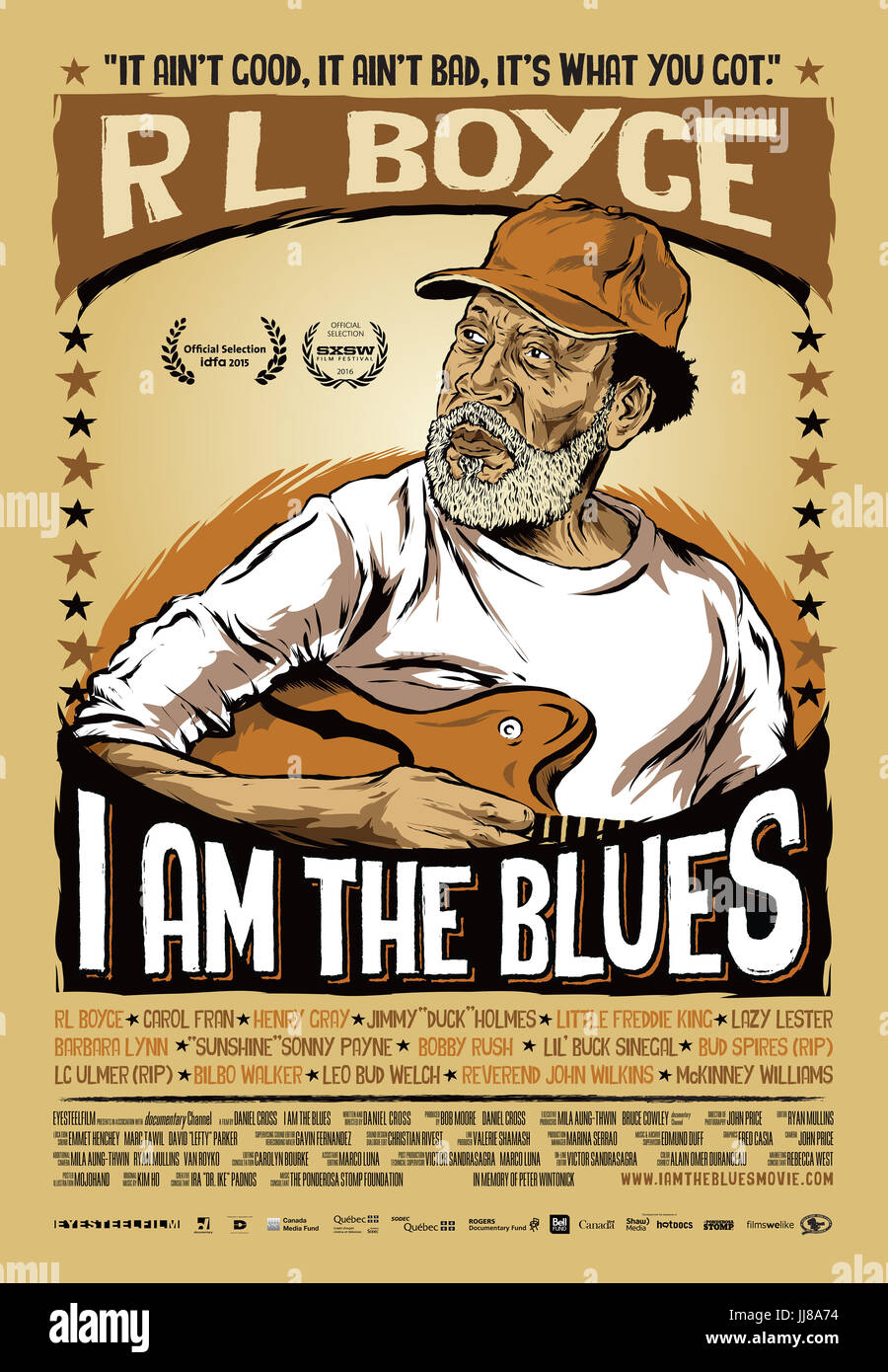 I AM THE BLUES, Canadian poster, RL Boyce, 2015. © Film Movement /Courtesy Everett Collection Stock Photo