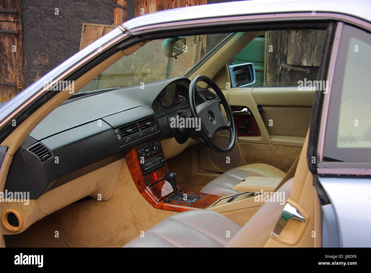 Mercedes Benz 300 SL Interior 1990 Stock Photo - Alamy