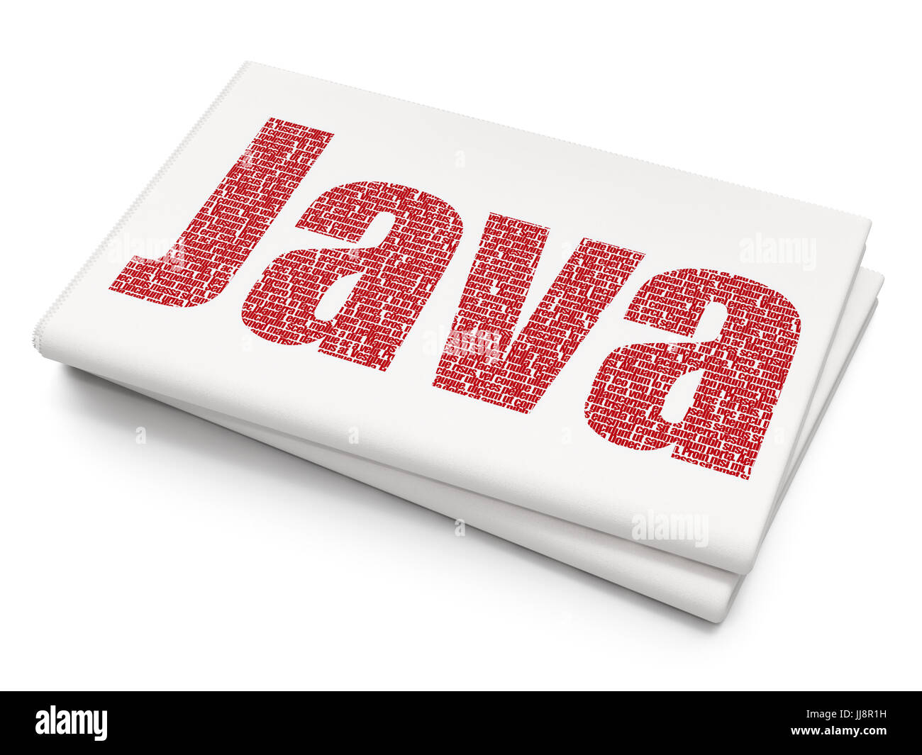 Java Journal Background Database concept: Java on Blank Newspaper background Stock Photo - Alamy