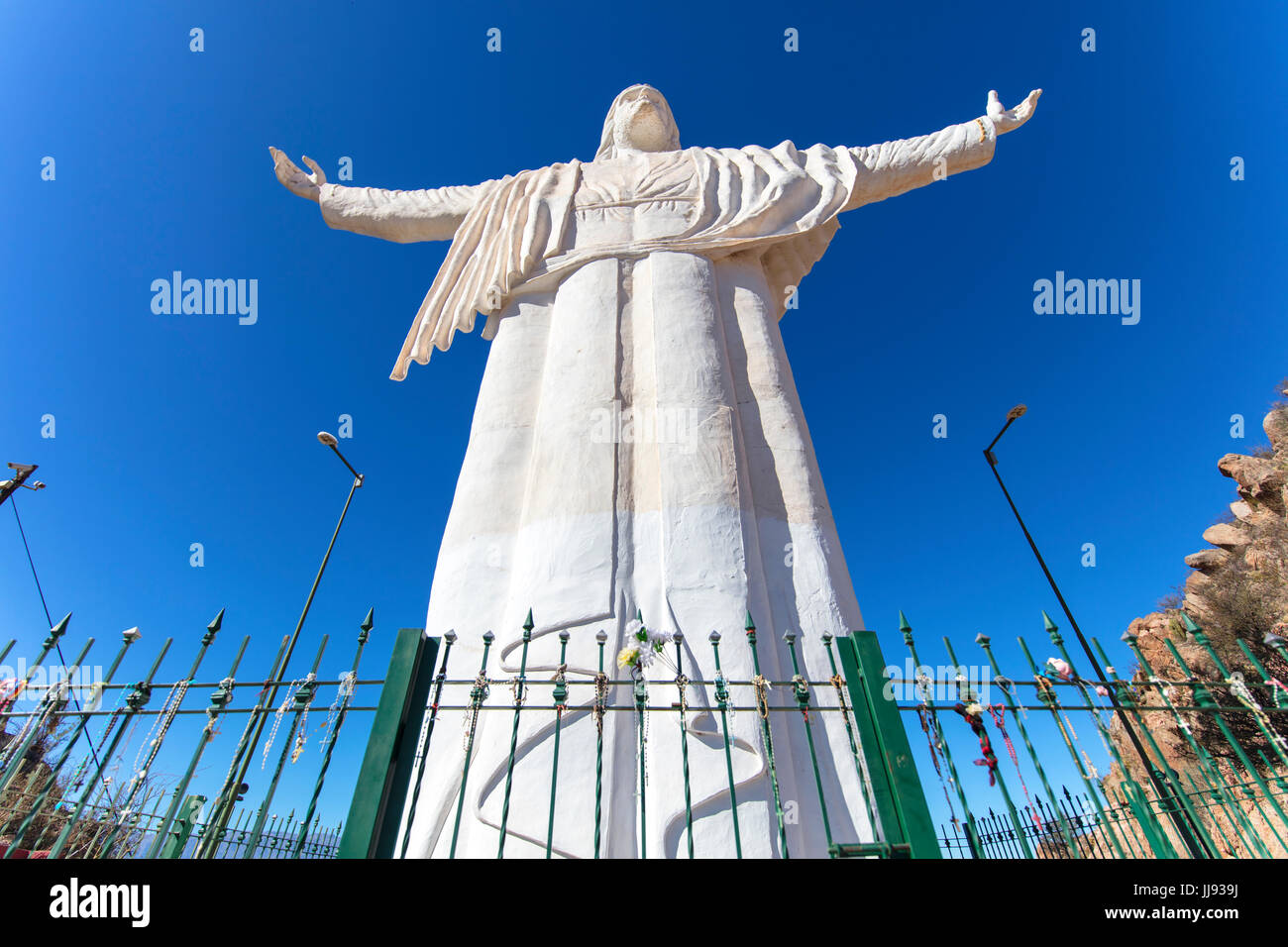 Christ the redeemer of the andes hires stock photography and images