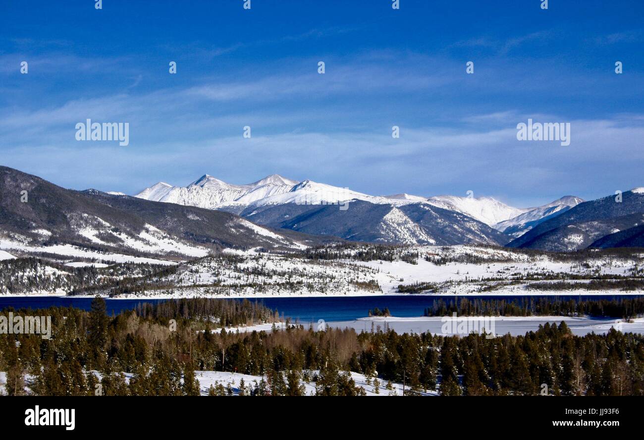 Early winter in Colorado Stock Photo