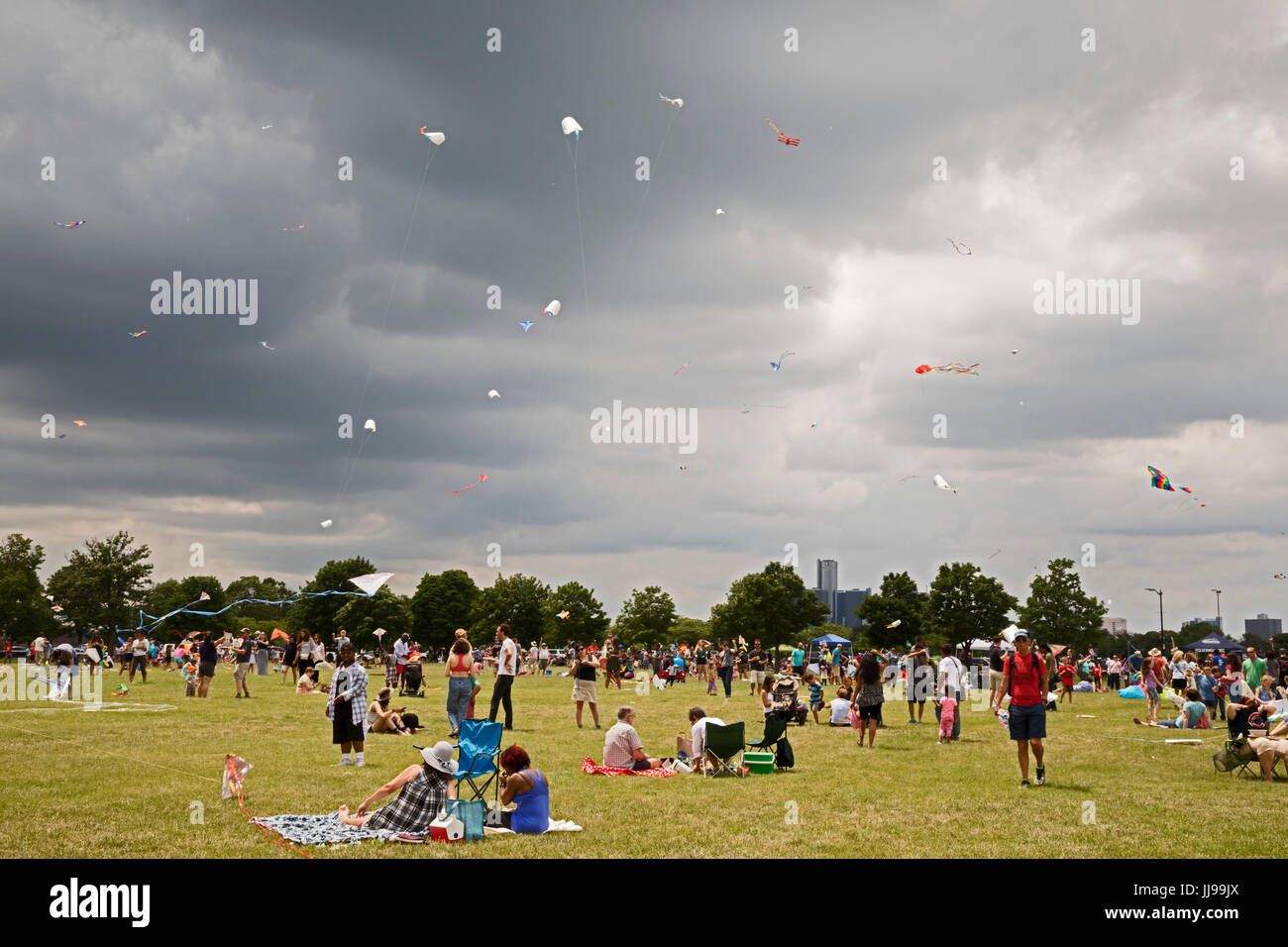 Detroit, Michigan The Detroit Kite Festival, held on Belle Isle