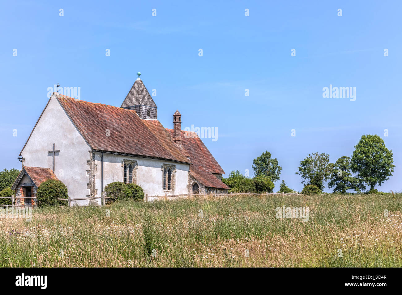St Hubert’s Church, Finchdean, Waterlooville, Hampshire, England, UK Stock Photo