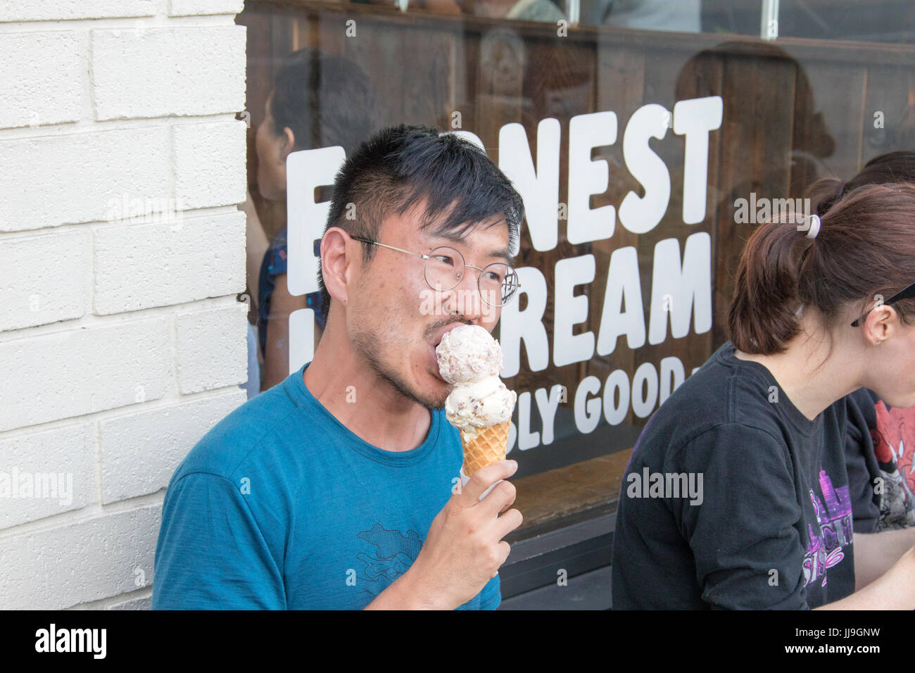 Earnest Ice Cream, Vancouver, Canada Stock Photo
