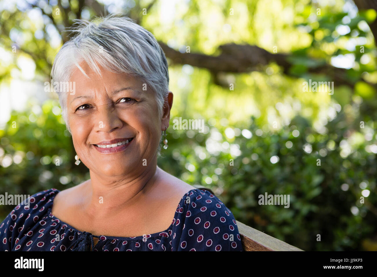 Senior woman enjoying sit hi-res stock photography and images - Alamy