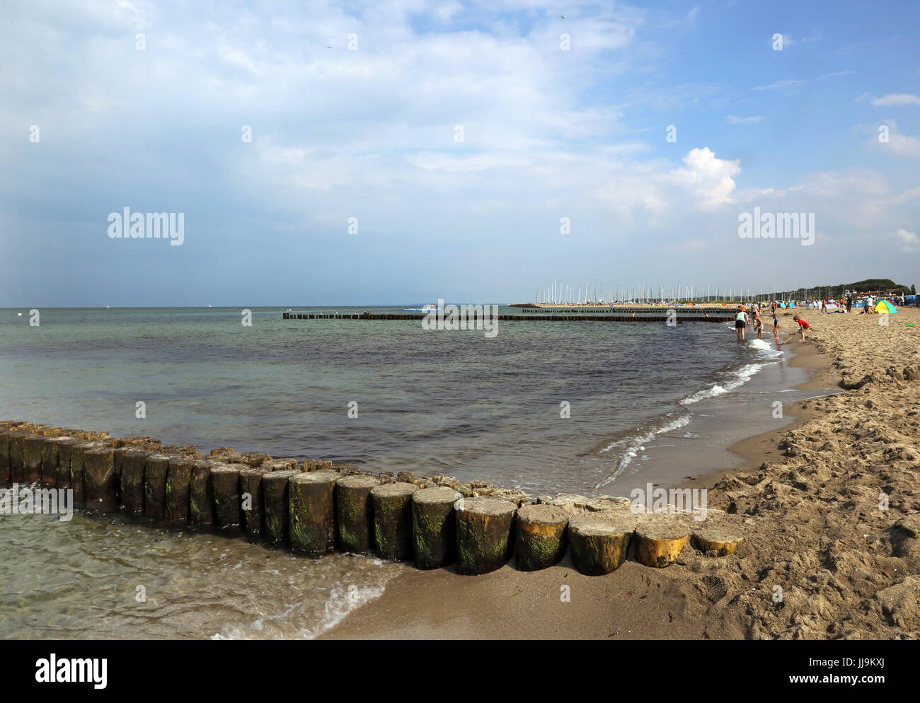 Kuehlungsborn, Germany, View of the beach of Kuehlungsborn-Ost Stock Photo