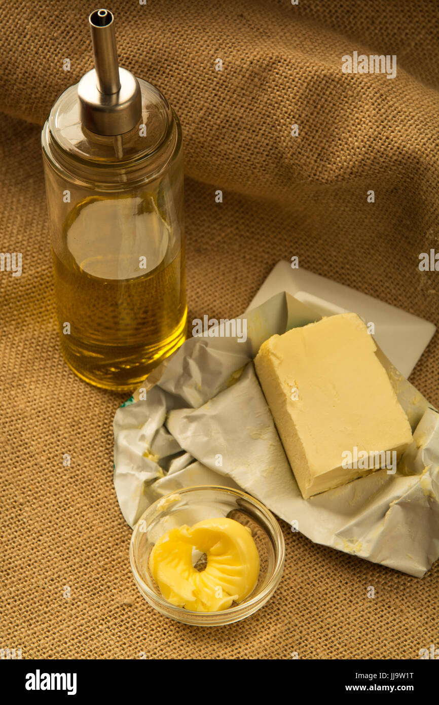 Olive Oil Butter Margarine High Resolution Stock Photography and Images ...