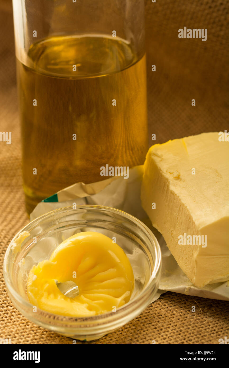 Olive Oil Butter Margarine High Resolution Stock Photography and Images ...