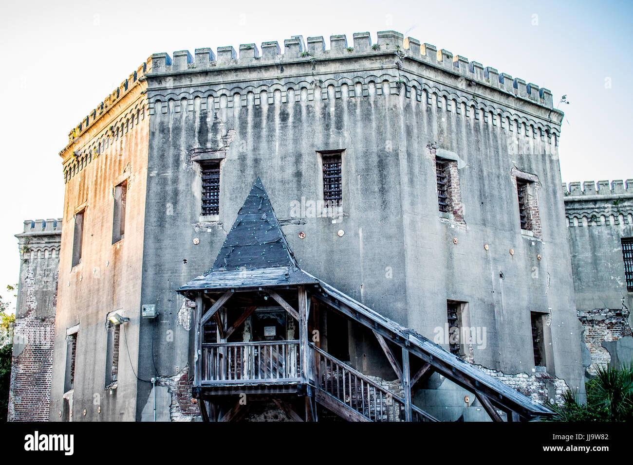 The Old Jail building was constructed in 1802 and served as the