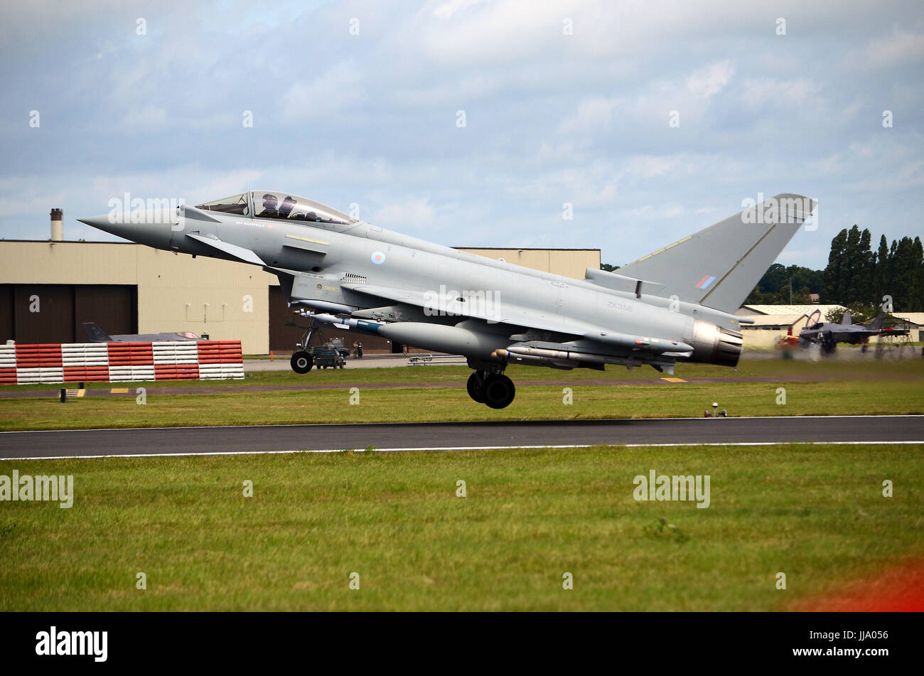 RAF Euro fighter, Typhoon all weather interceptor jet Stock Photo
