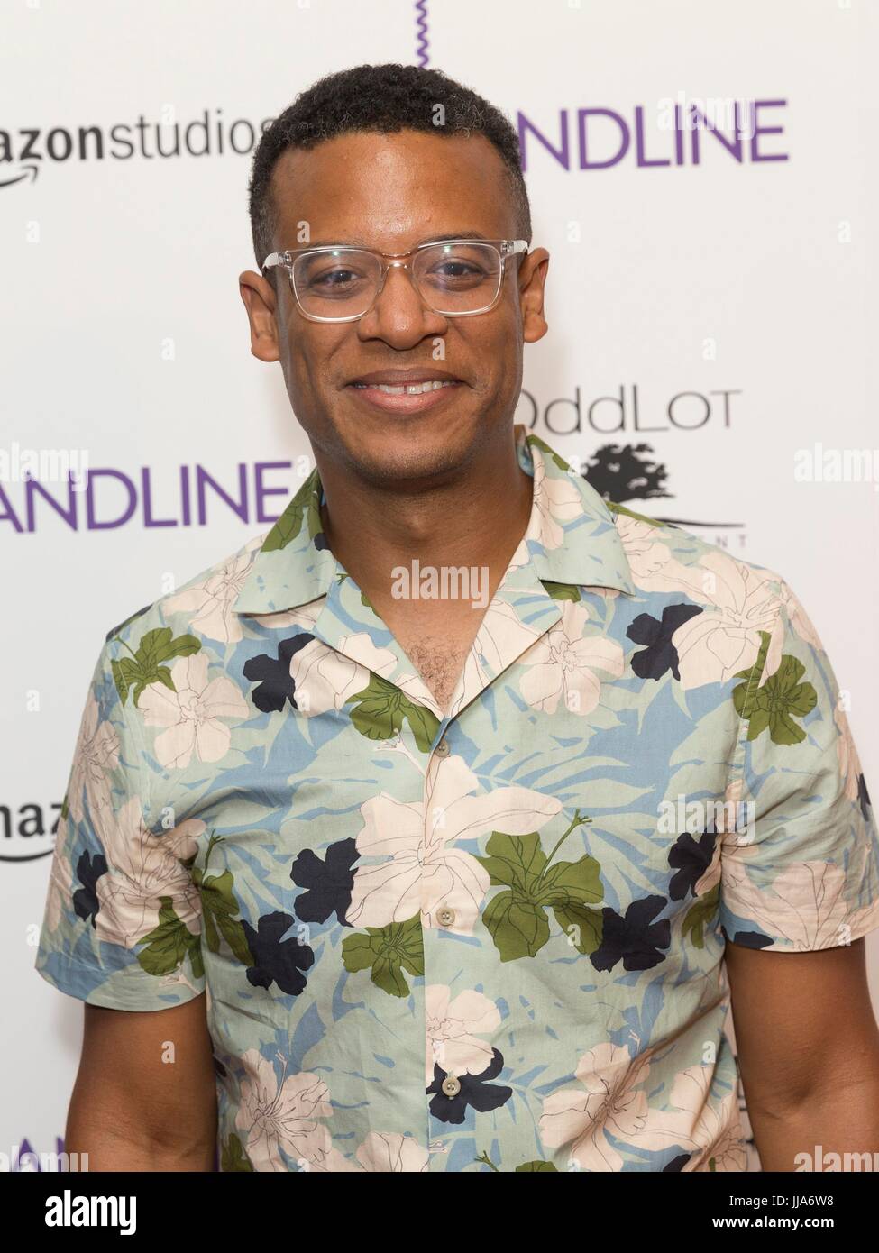 New York, NY, 18th July, 2017. Jordan Carlos at arrivals LANDLINE Premiere, Metrograph, New York, NY July 18, 2017. Credit: Lev Radin/Everett Collection/Alamy Live News Stock Photo - Alamy