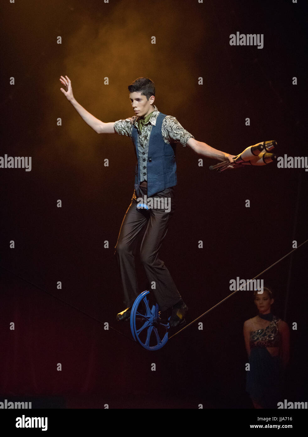 Performing on a slackwire. Sailor Circus: The Greatest Little Show on ...