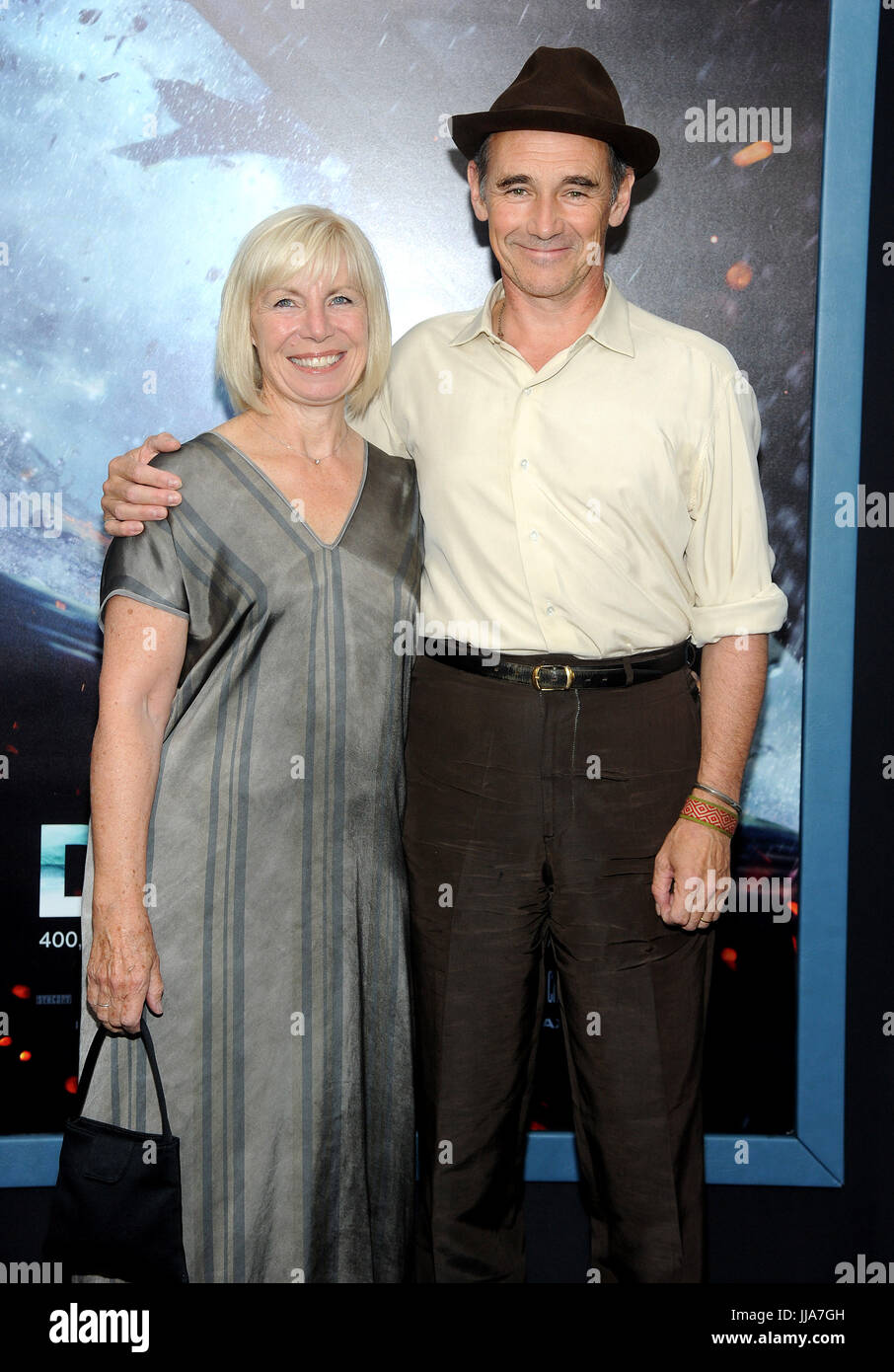 New York, NY, USA. 18th July, 2017. Claire van Kampen, Mark Rylance attends the 'DUNKIRK' New York premiere at AMC Lincoln Square IMAX on July 18, 2017 in New York City. ( Credit: John Palmer/Media Punch/Alamy Live News Stock Photo