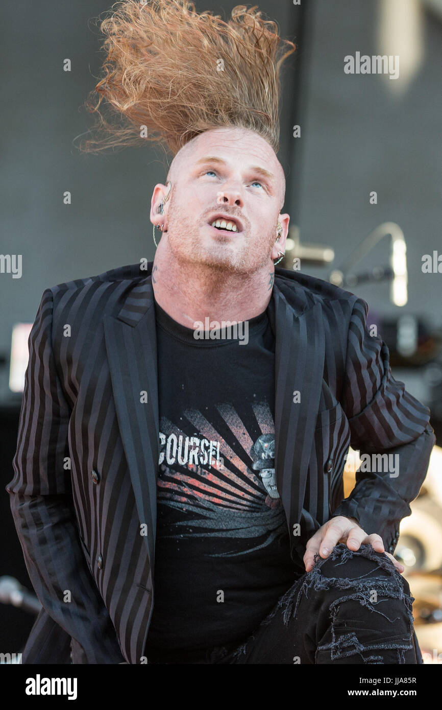 Bridgeview Illinois Usa 16th July 2017 Corey Taylor Of Stone