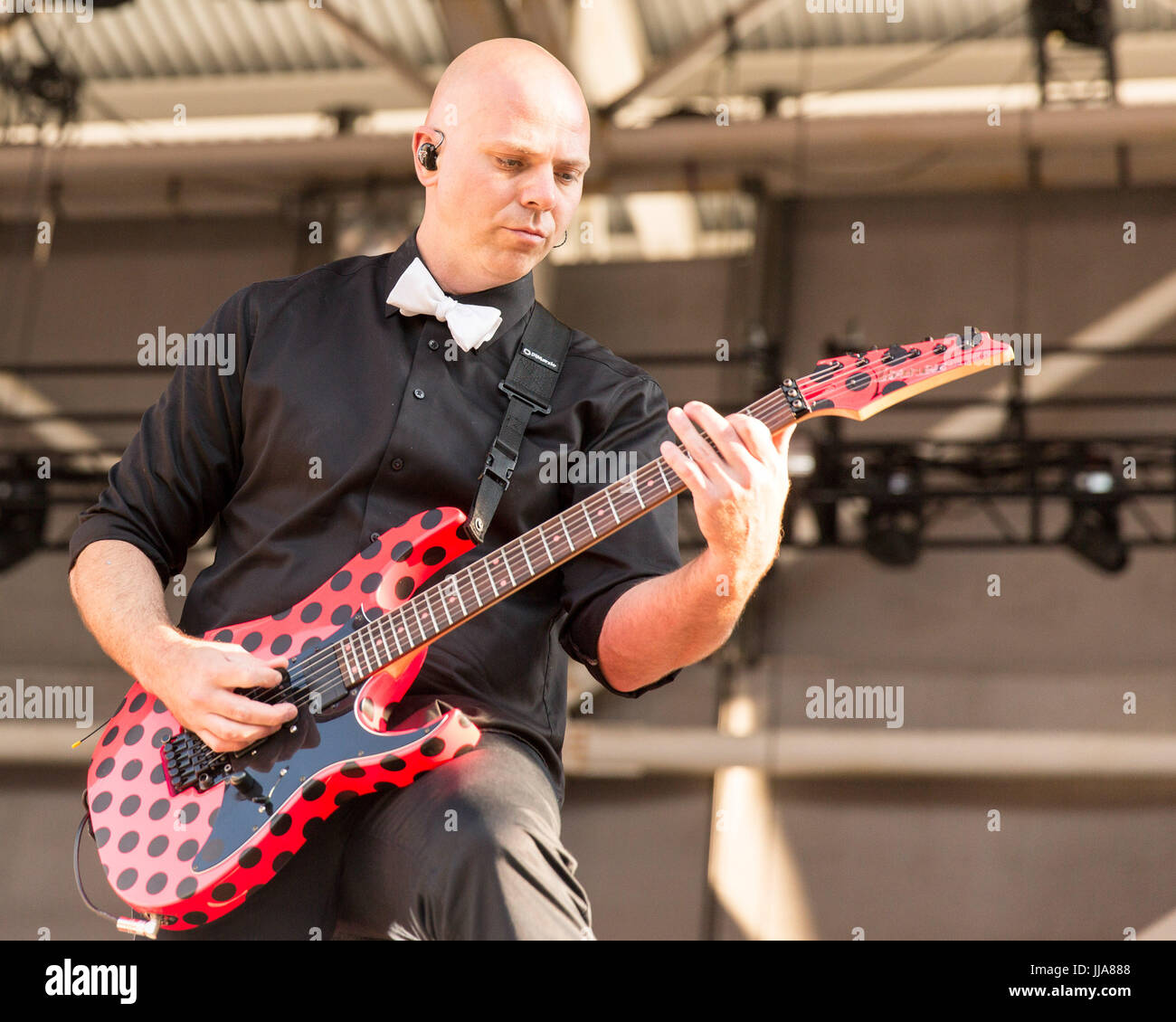 Bridgeview, Illinois, USA. 16th July, 2017. JOSH RAND of Stone Sour