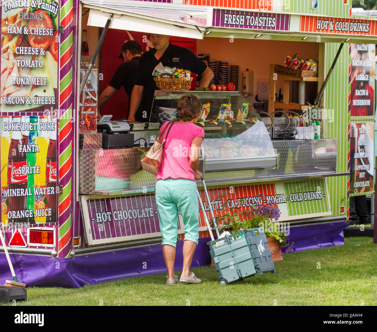 Knutsford Cheshire, UK. 19th July, 2017. Tatton Park Flower show which opened today for a five day botanical extravaganza. Credit: MediaWorldImages/Alamy Live News Stock Photo