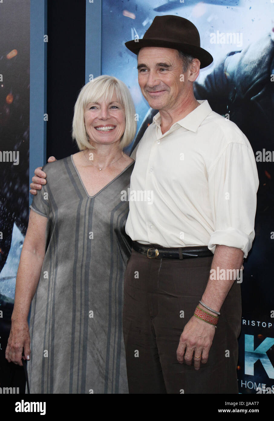 New York, USA. 18th Jul, 2017. Mark Rylance, Claire van Kampen attend Warner Bros.Pictures presents a US Premiere of Dunkirk at AMC Loews Lincoln Square 13 in New York July 18, 2017. Credit: MediaPunch Inc/Alamy Live News Stock Photo
