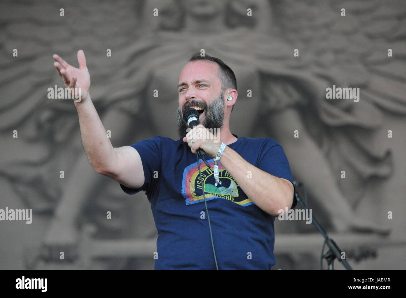 Chicago, Illinois, USA. 15th July, 2017. Clutch performing at The