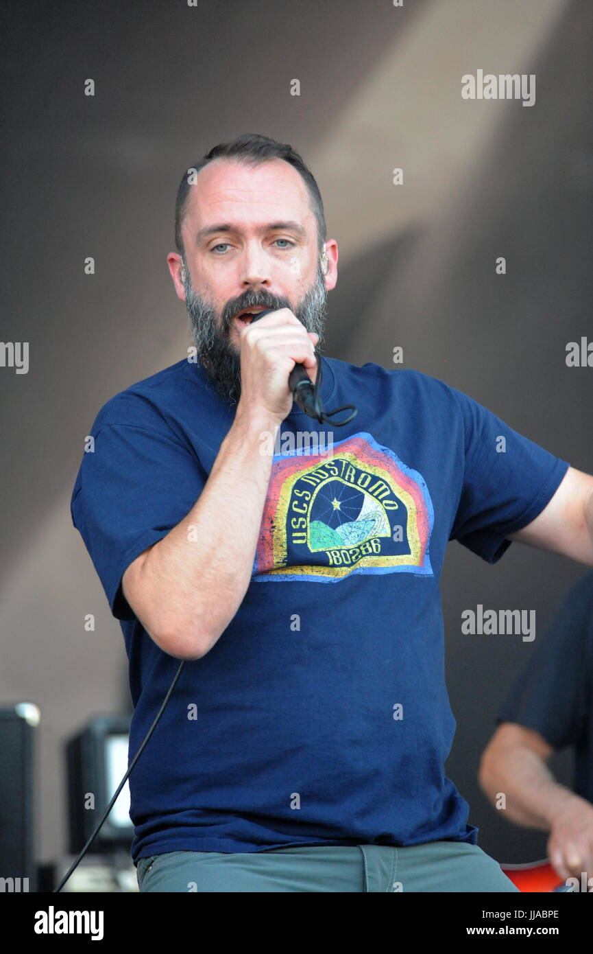 Chicago, Illinois, USA. 15th July, 2017. Clutch performing at The