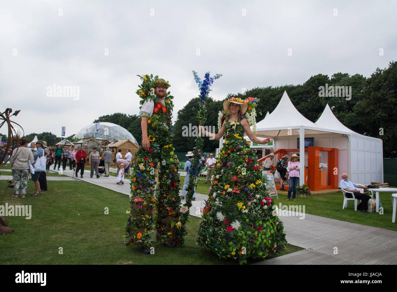 2017 annual tatton flower show opens fine weather credit hires stock