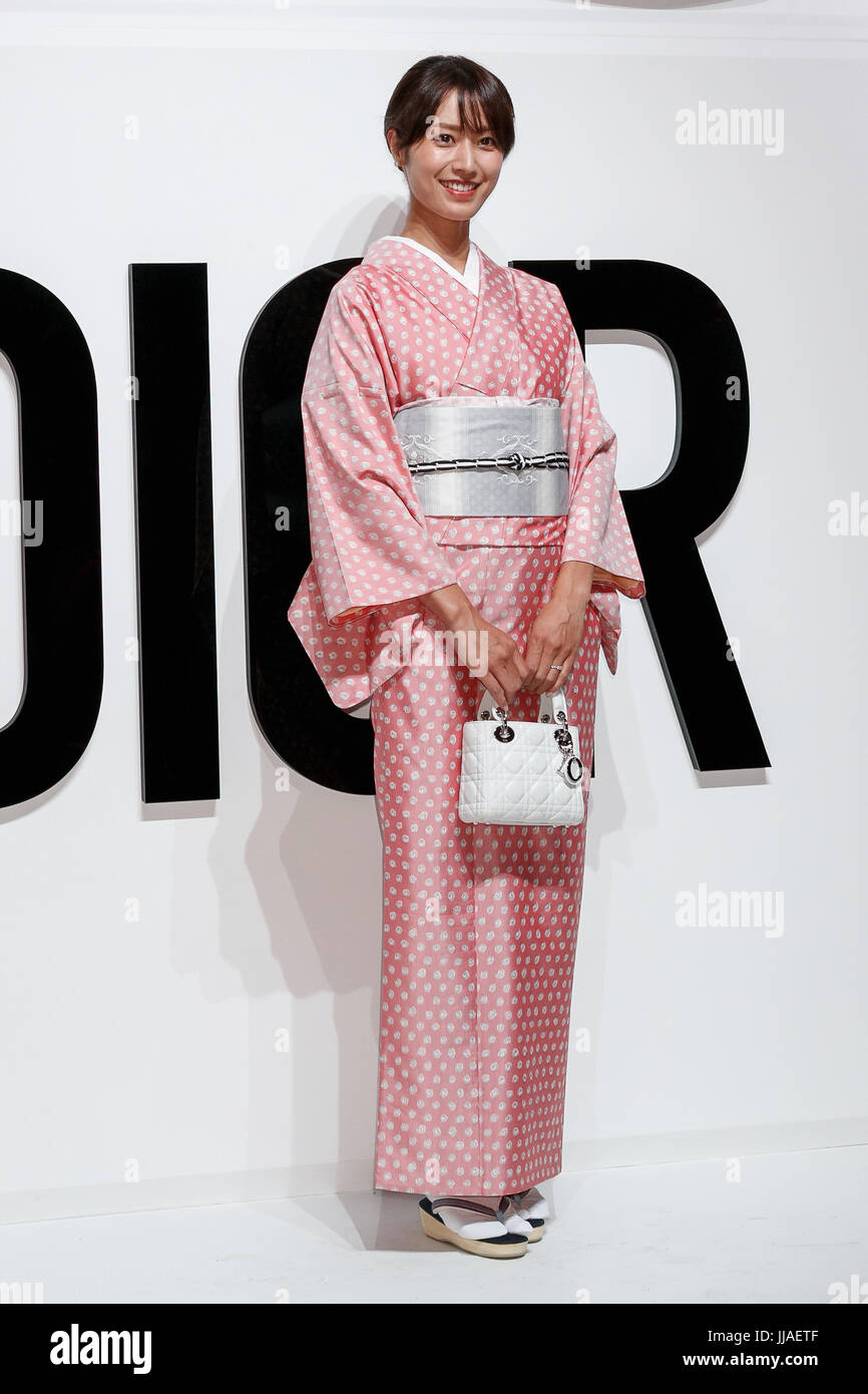 Tokyo, Japan. 19th Jul, 2017. Model Saki Sugawara poses during a photo