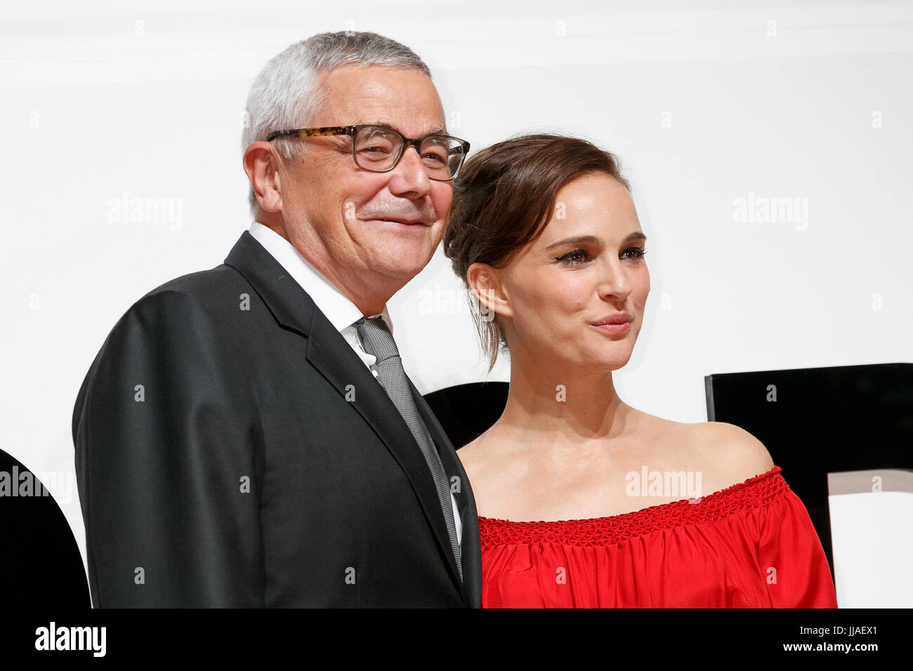 Tokyo, Japan. 19th Jul, 2017. (L to R) Dior's perfumer-creator Francois