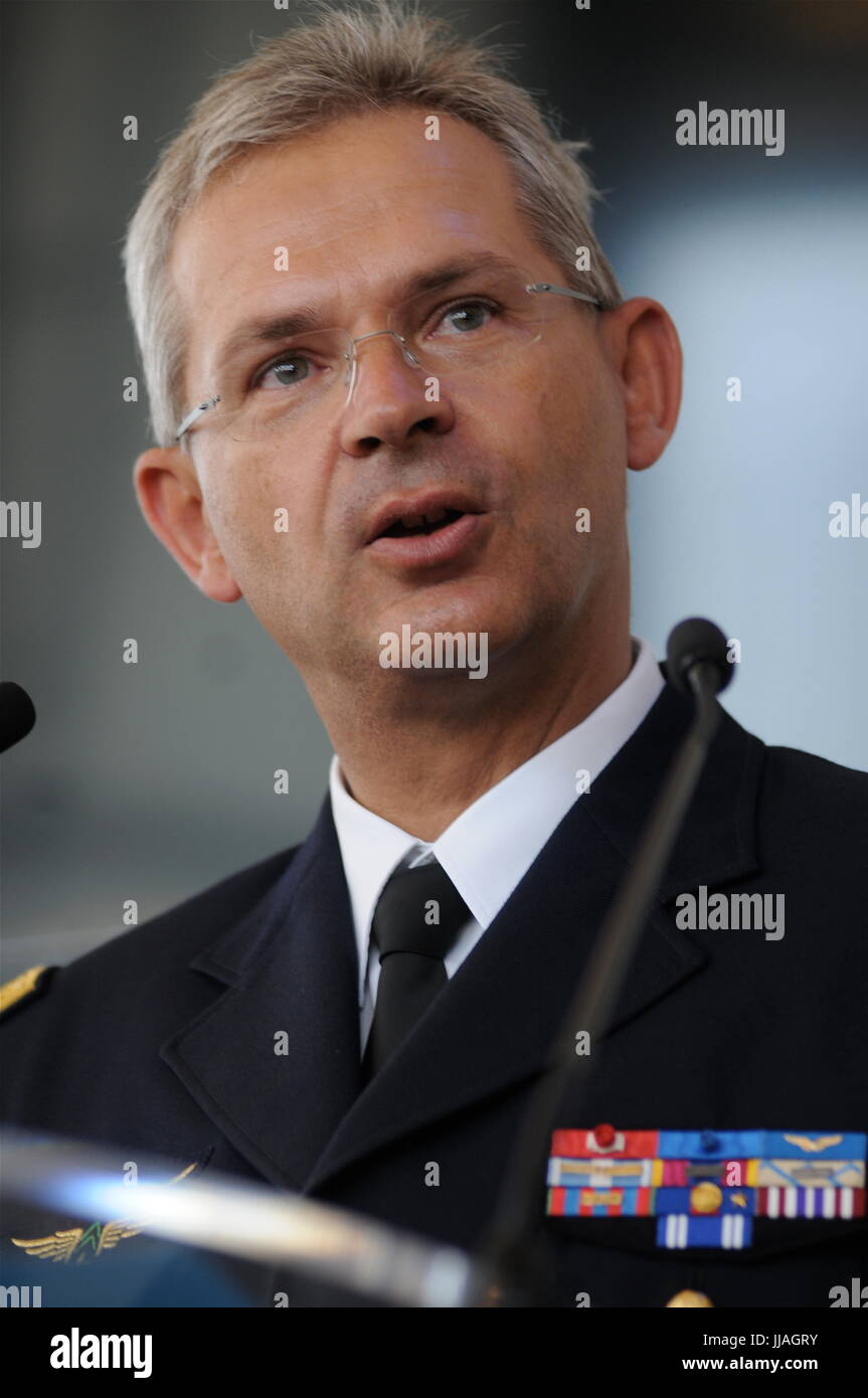 Naming ceremony for French Air Force Airbus A400, in LyonBron (France