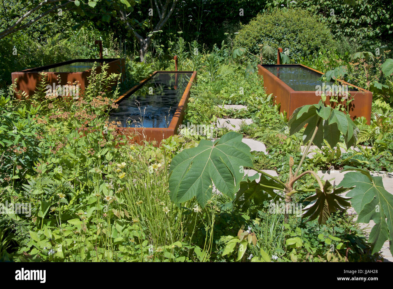 The Zoe Ball Listening Garden at RHS Chelsea Flower Show 2017 designed by  James Alexander Sinclair Stock Photo - Alamy