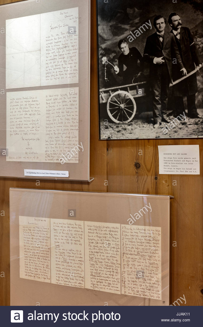 Nietzsche Haus Sils Switzerland Stock Photo 148981197 Alamy