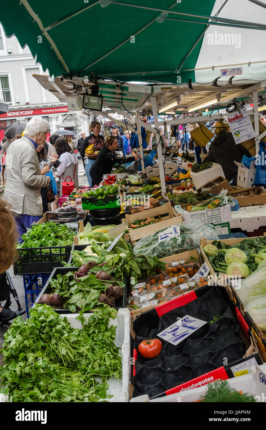 A fruit and veg market stall Stock Photo Alamy