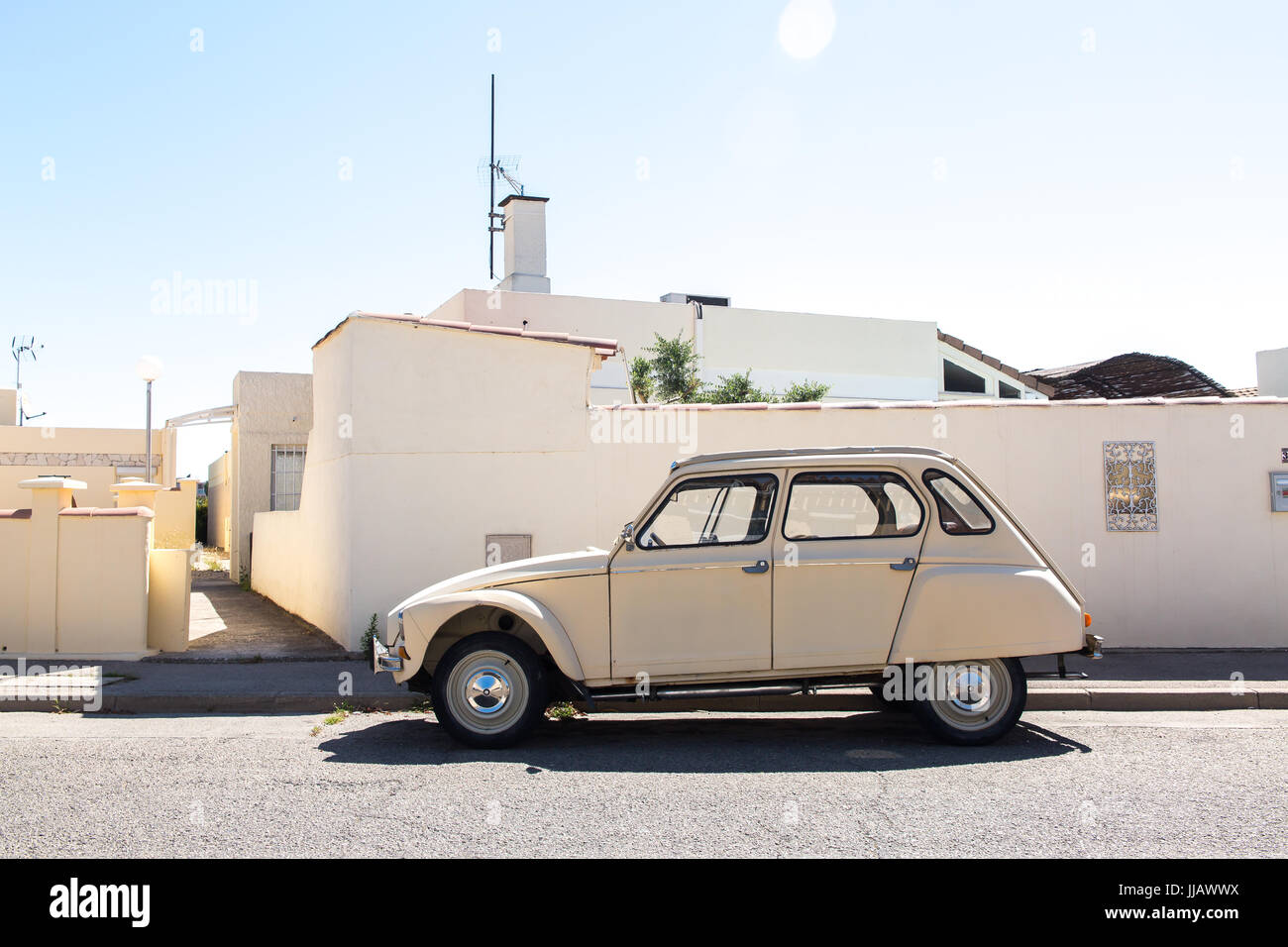 Old car in France Stock Photo Alamy