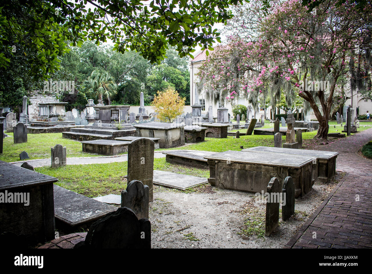 Circular Church Graveyard is located by the Circular Congregational
