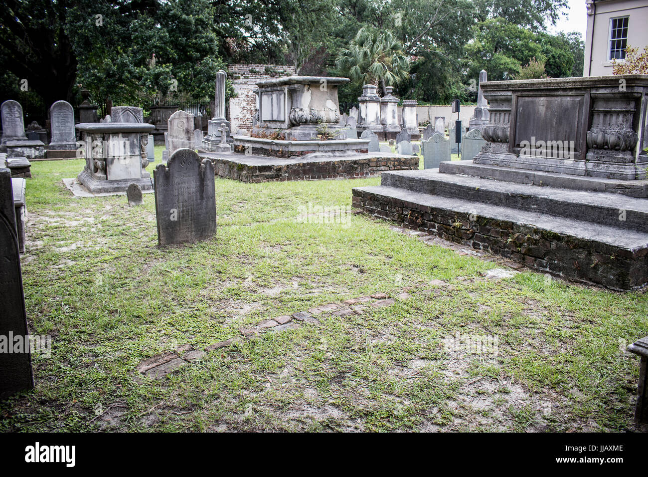 Circular Church Graveyard is located by the Circular Congregational