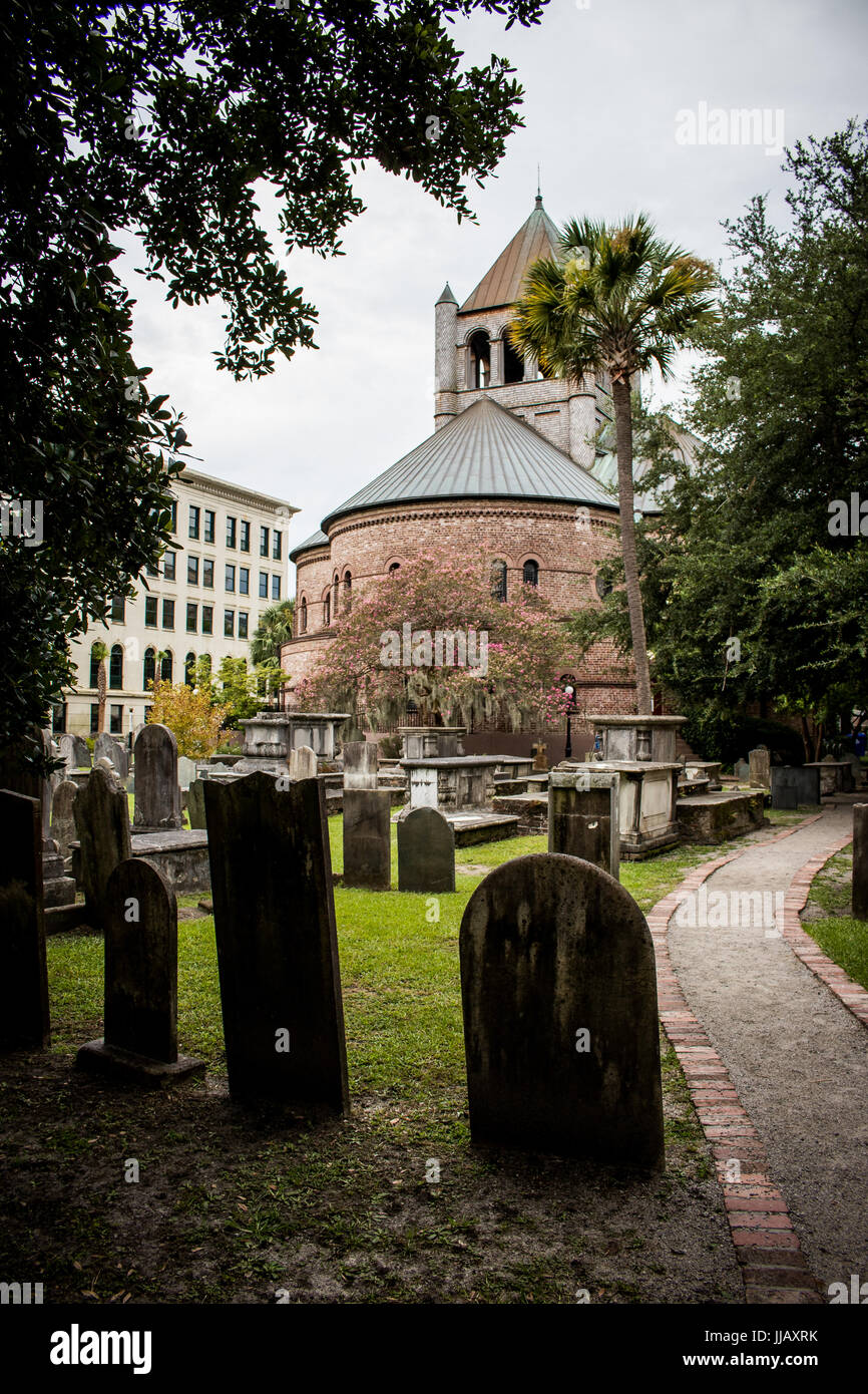 Circular Church Graveyard is located by the Circular Congregational