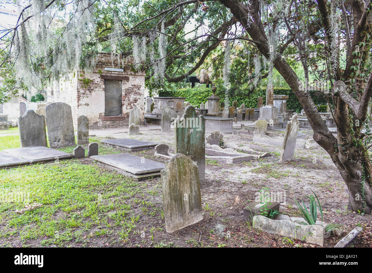 Circular Church Graveyard is located by the Circular Congregational
