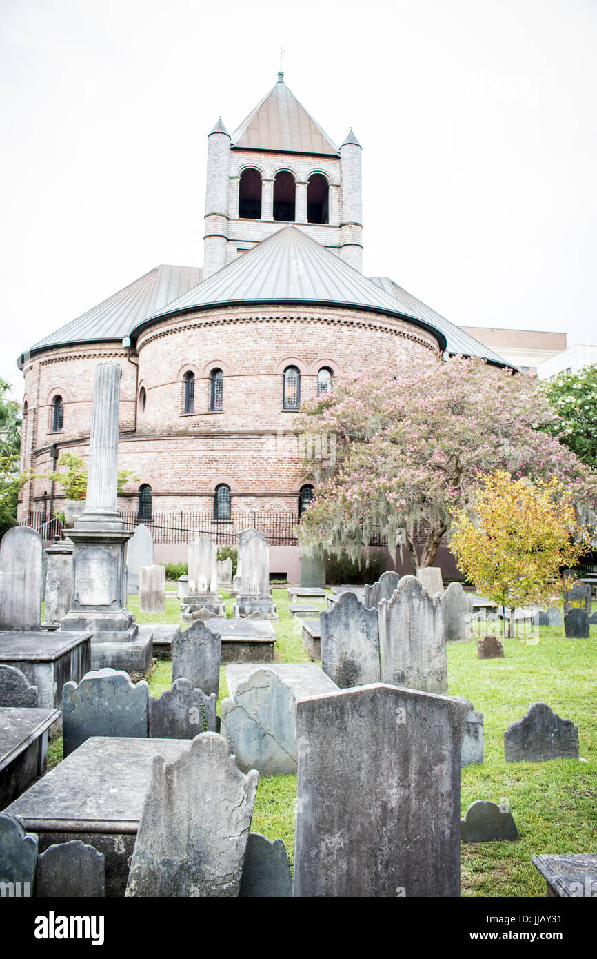 Circular Church Graveyard is located by the Circular Congregational