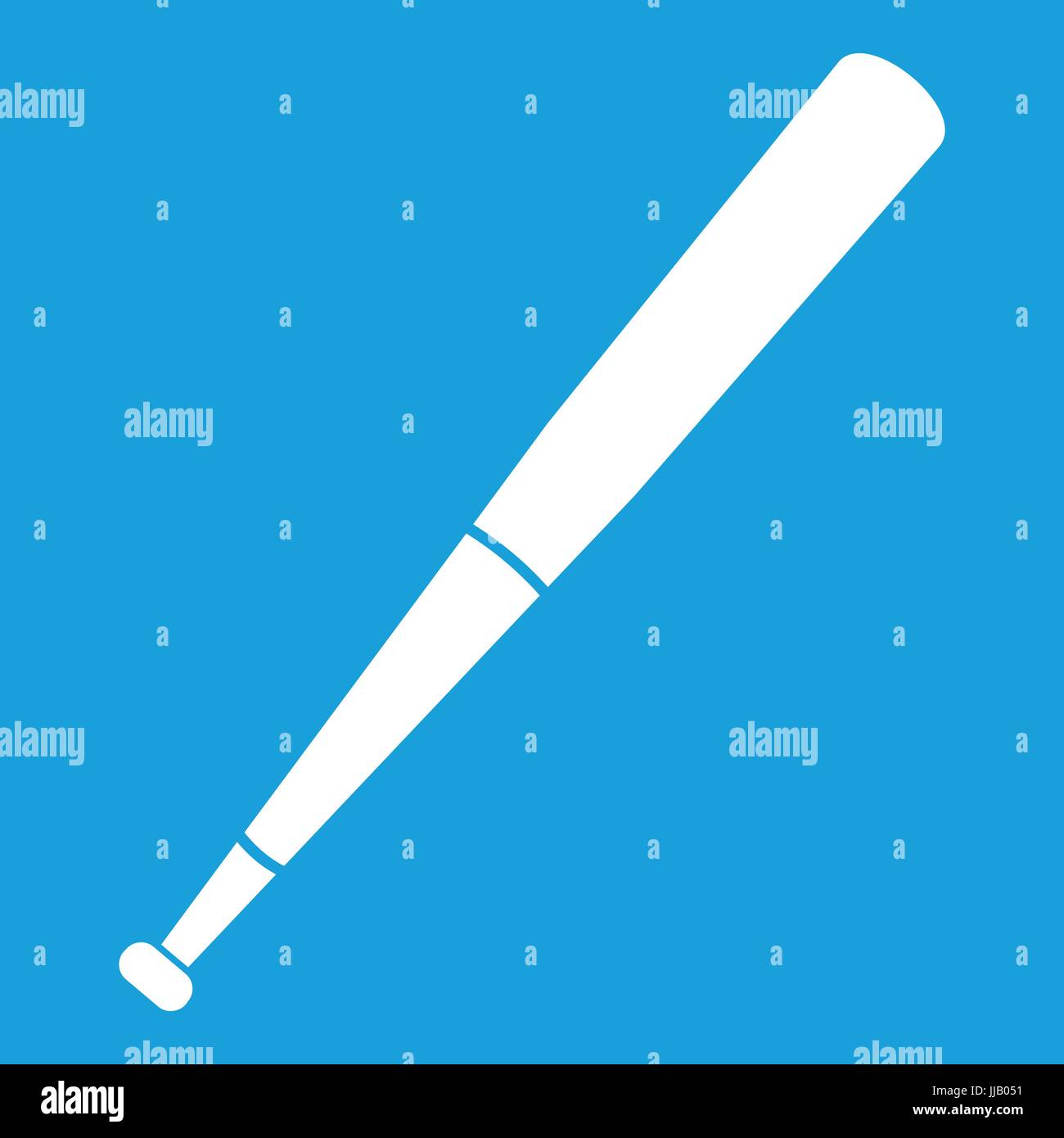 Black baseball bat icon white Stock Vector Image & Art - Alamy