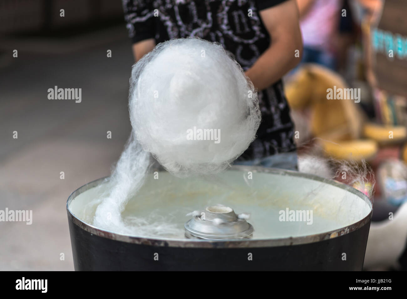 cotton candy making process