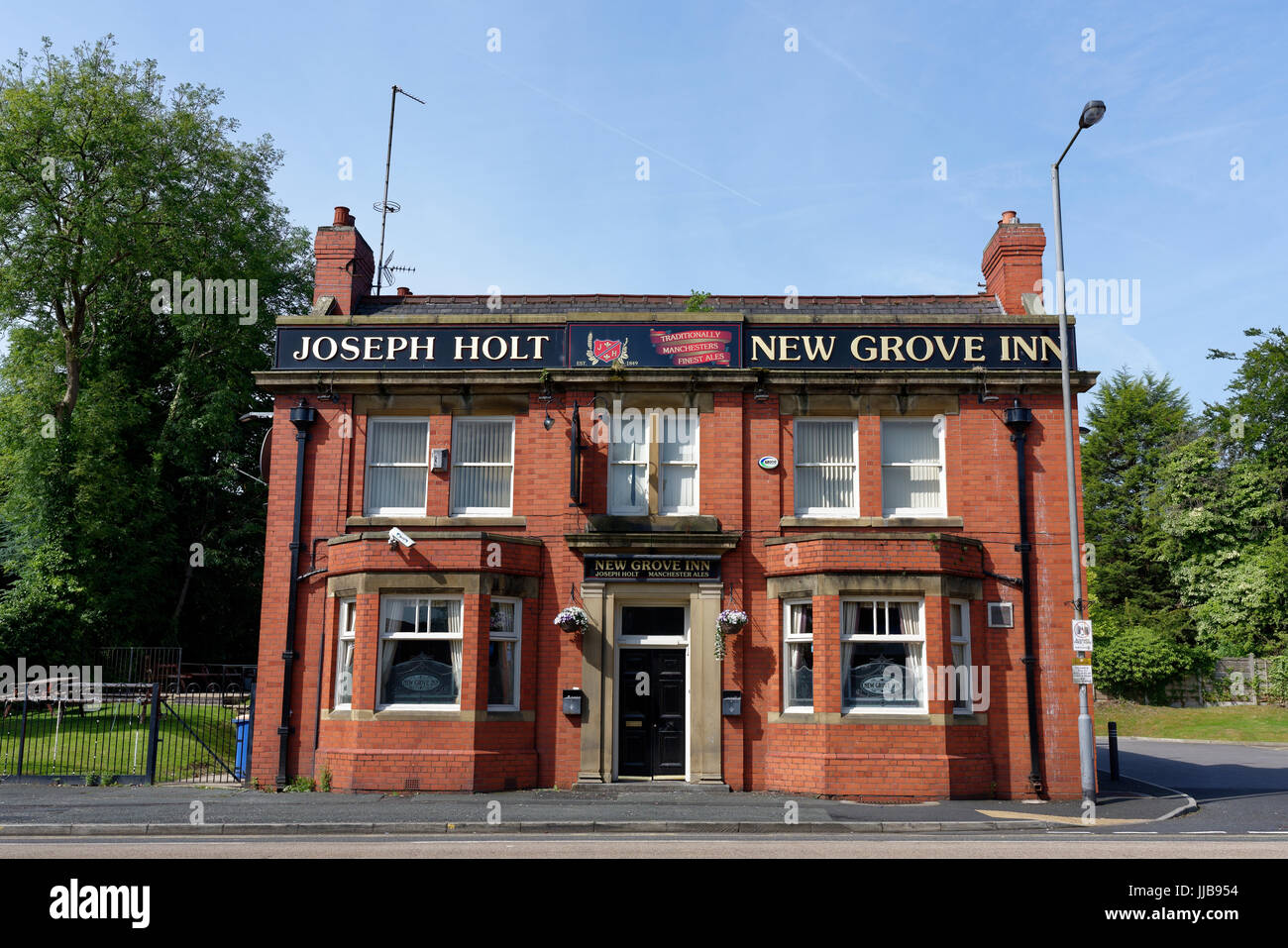 Public house, two storey,two bay red brick building, joseph holt new