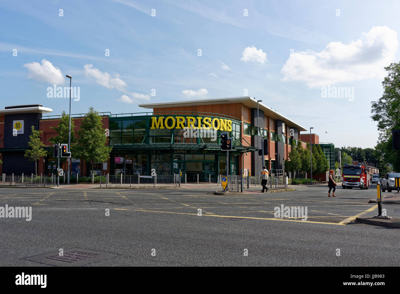 Morrisons supermarket in Whitefield near bury lancashire uk Stock Photo
