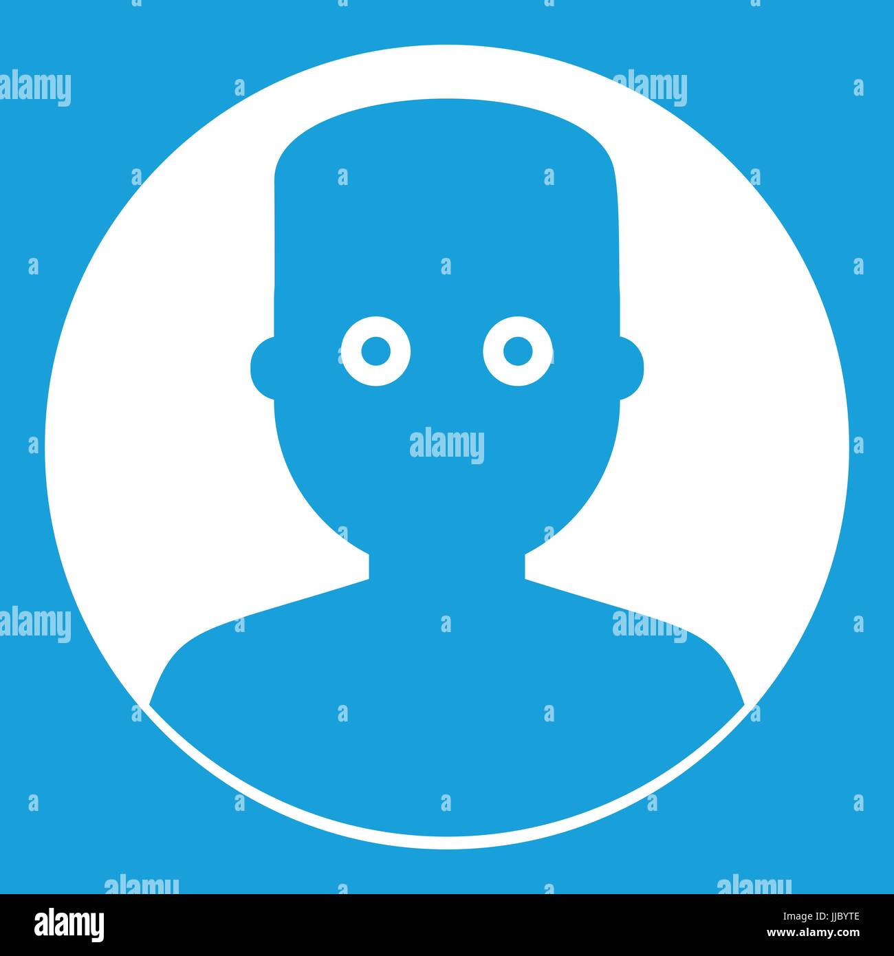 Man in the dark icon white Stock Vector Image & Art - Alamy