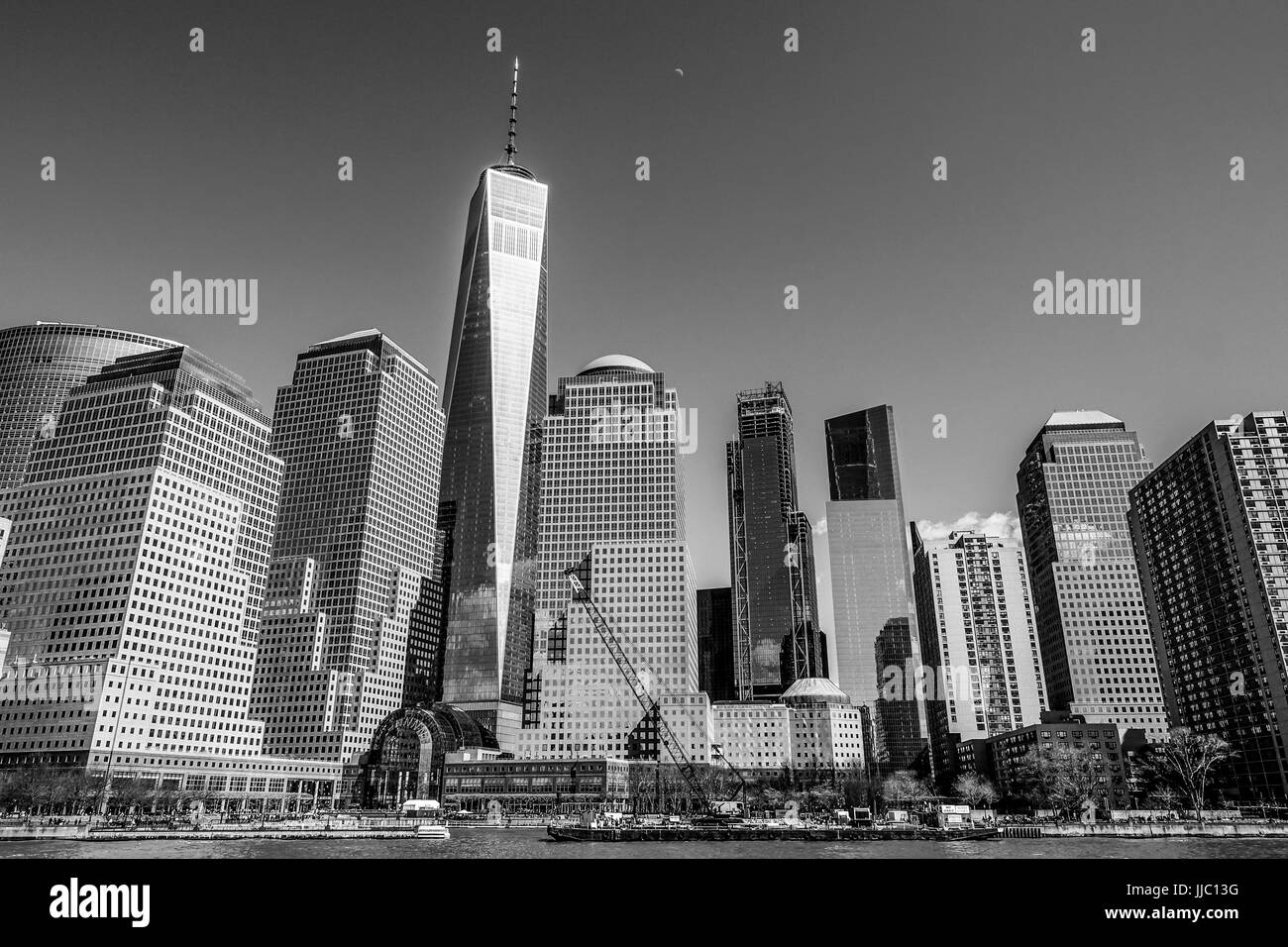 The skyscrapers of Manhattan financial district Stock Photo Alamy